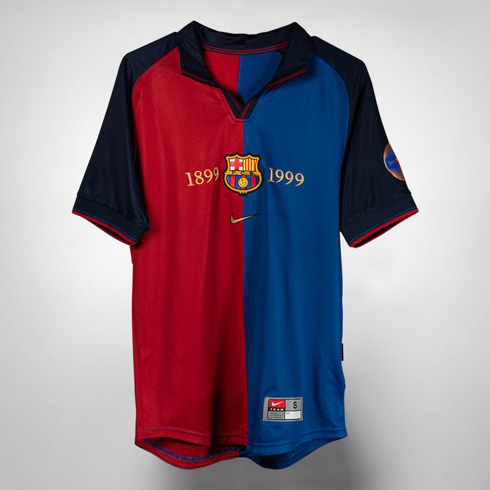 1999-2000 FC Barcelona 'Centenary' Nike Home Shirt (2013 release)