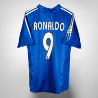 2004-2005 Real Madrid Adidas Third Shirt #9 Ronaldo Nazario