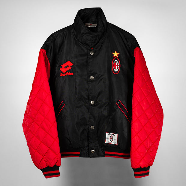 1990s AC Milan Lotto Quilted Bomber Jacket