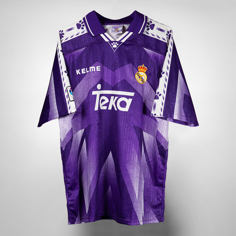1996-1997 Real Madrid Kelme Away Shirt #9 Davor Suker