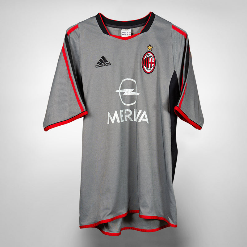 2003-2004 AC Milan Adidas Third Shirt #3 Alessandro Nesta