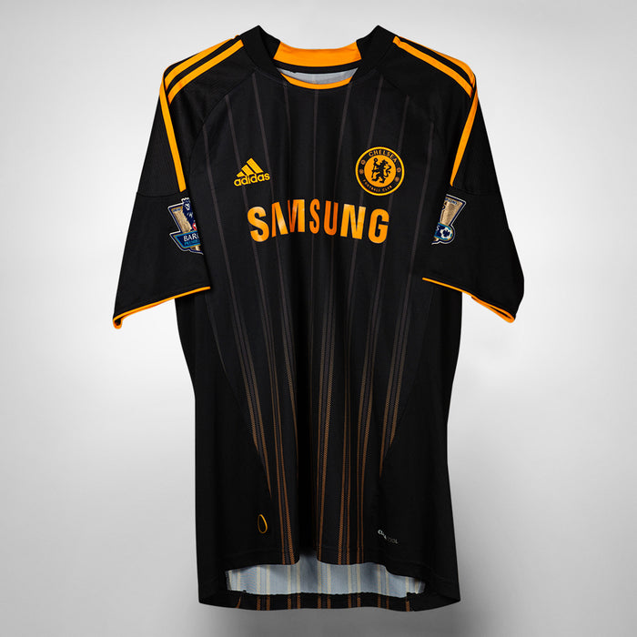 2010-2011 Chelsea Adidas Away Shirt #15 Florent Malouda