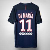 2016-2017 PSG Paris Saint-Germain Nike Home Shirt #11 Ángel Di María - Player Spec