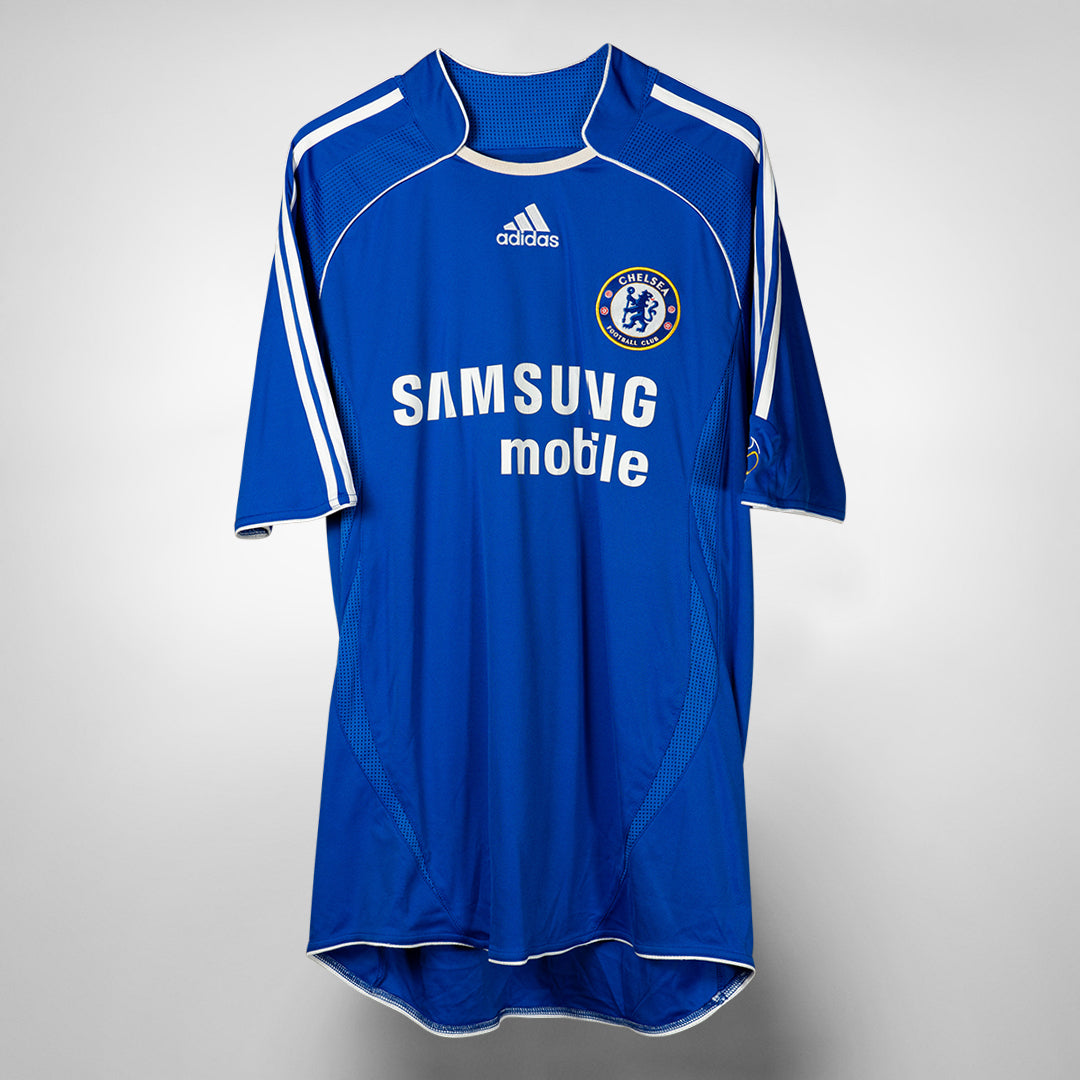2006 2007 Chelsea Adidas Home Shirt Classic Football Shirts