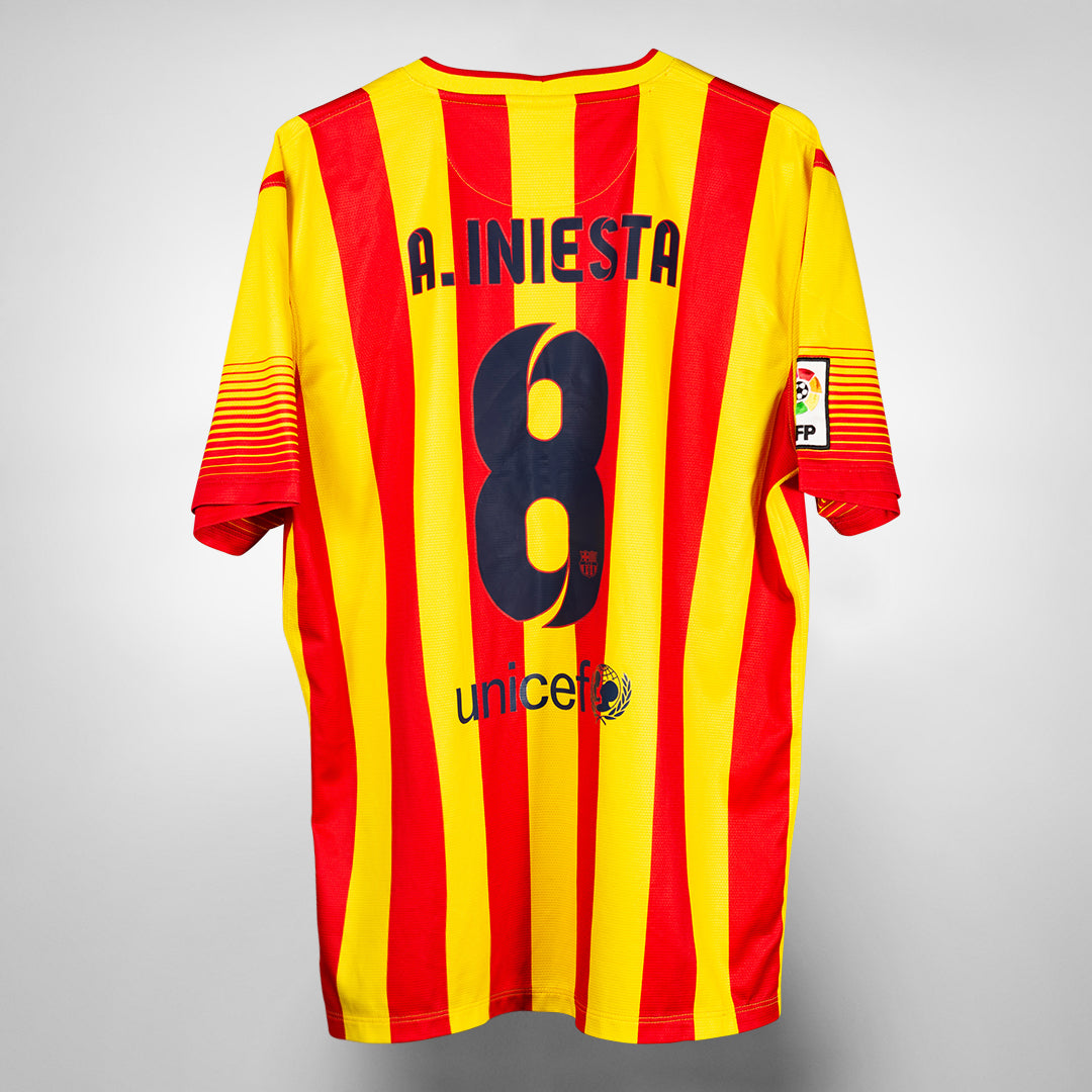 No8 A.Iniesta Away Jersey