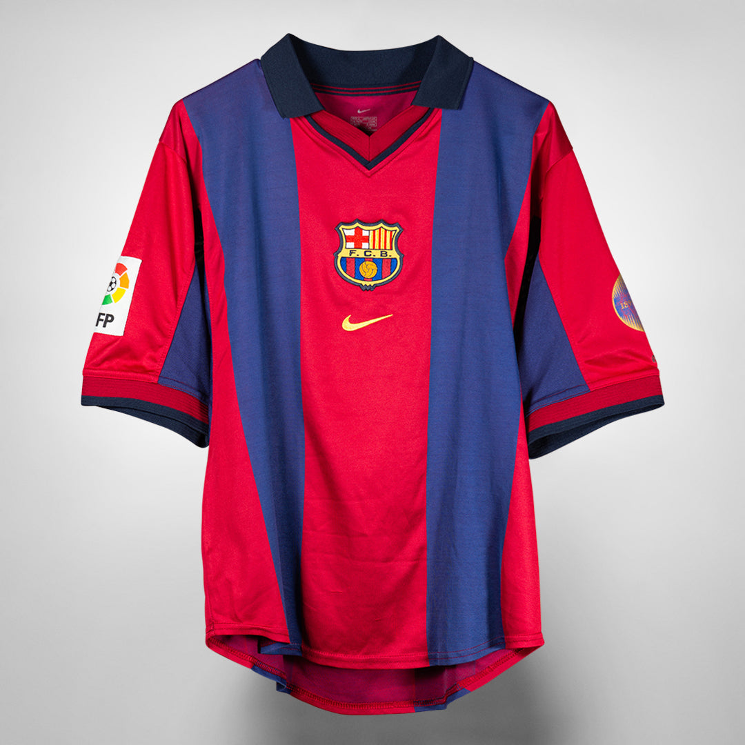 2000-2001 FC Barcelona Nike Home Shirt