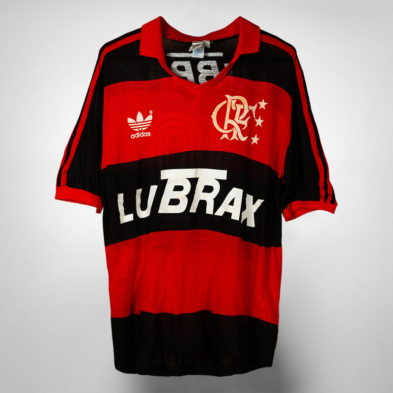 1987-1990 Flamengo Adidas Home Shirt #10 Zico