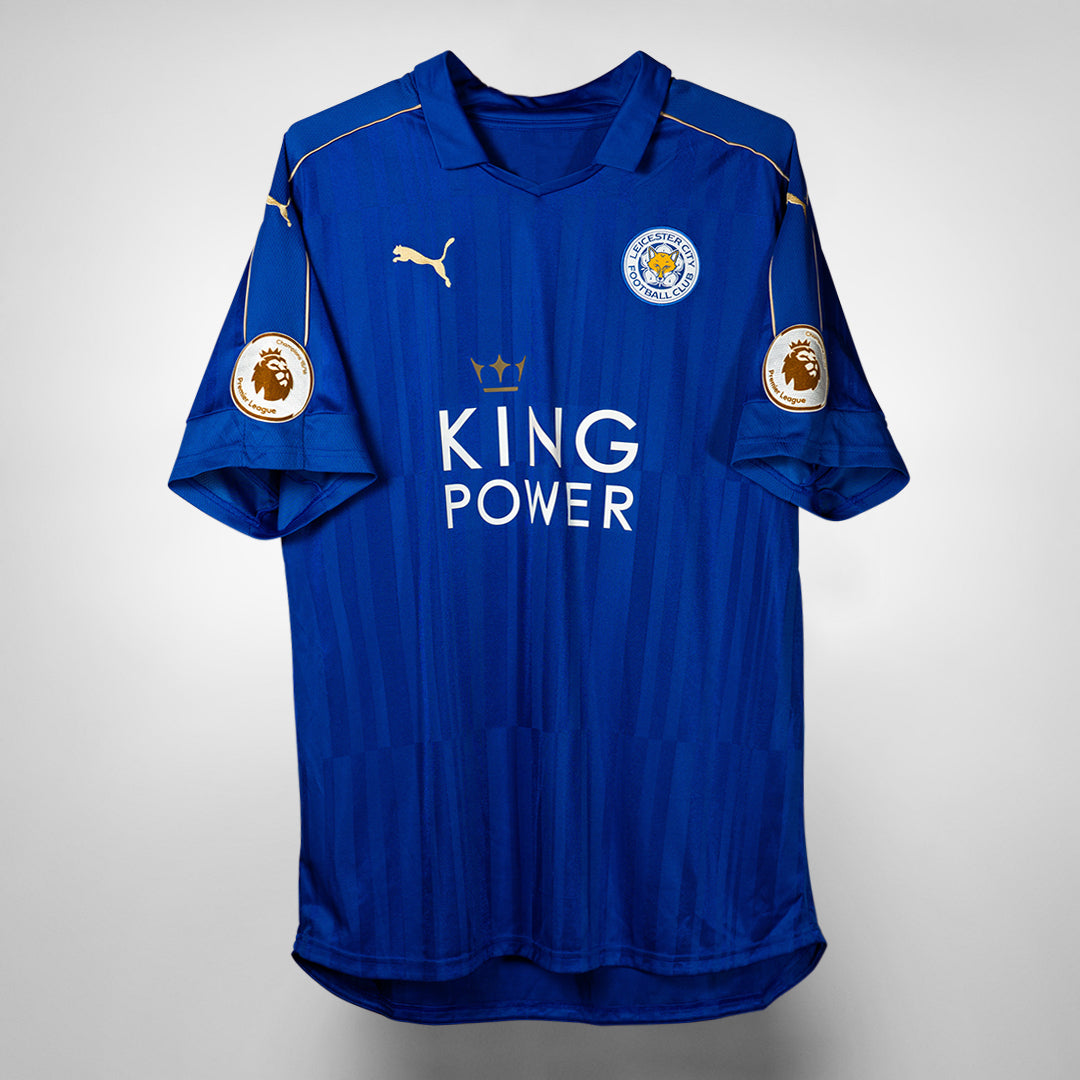 2016-2017 Leicester City Puma Home #4 Danny Drinkwater