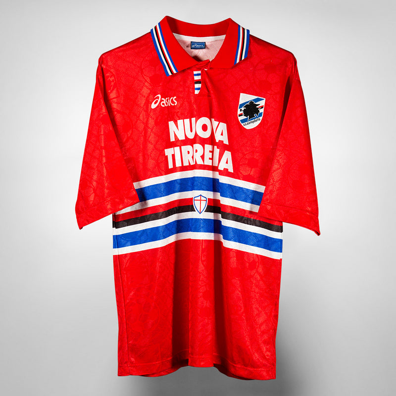 1995-1996 Sampdoria Asics Away Shirt