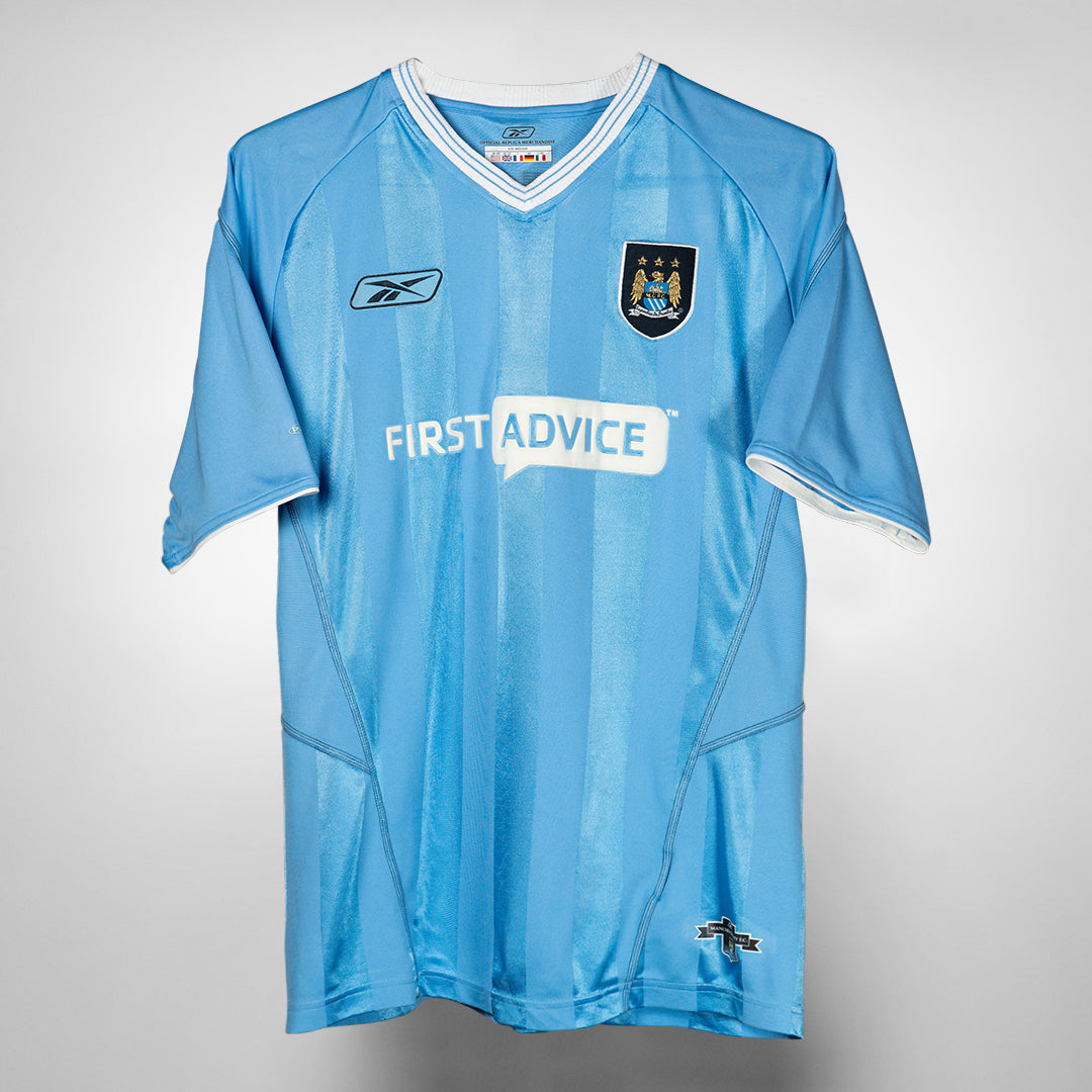 2003-2004 Manchester City Reebok Home Shirt