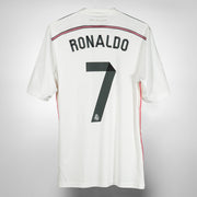 2013-2014 Real Madrid Adidas Home Shirt #7 Cristiano Ronaldo