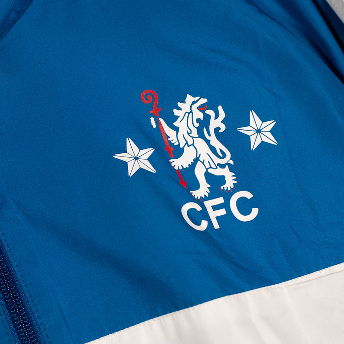 2015 Chelsea FC Adidas Originals Half-Zip Windbreaker Jacket