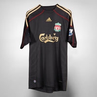 2009-2010 Liverpool Adidas Away Shirt #8 Steven Gerrard