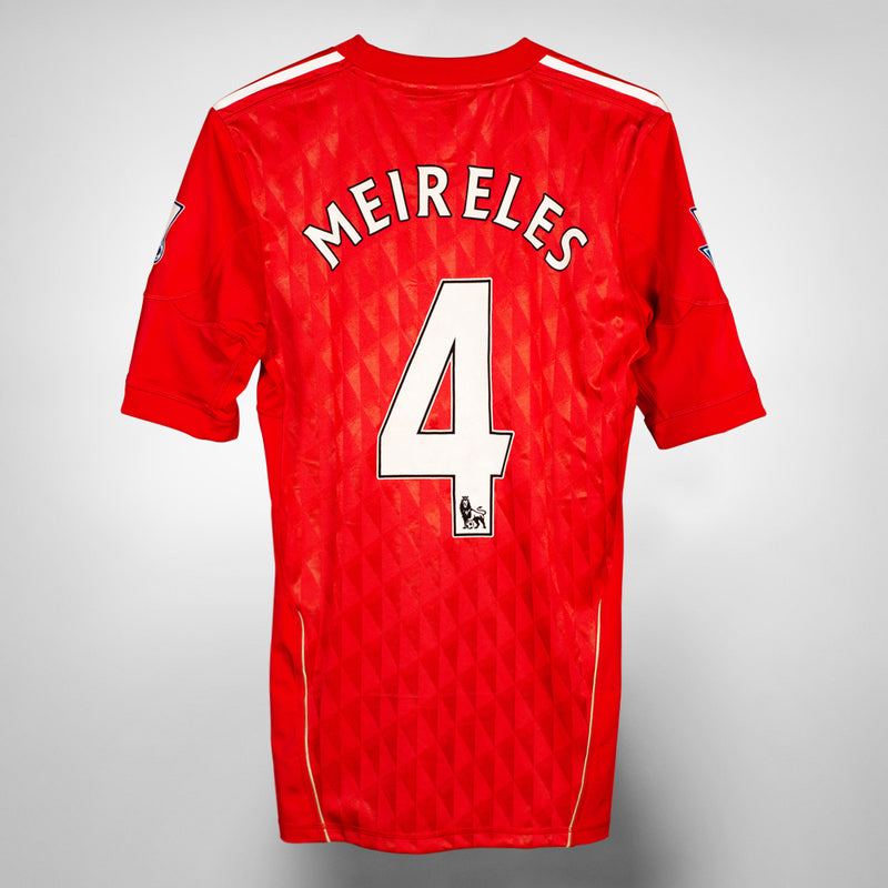 2011-2012 Liverpool Adidas Home Shirt #4 Raul Meireles (Techfit)