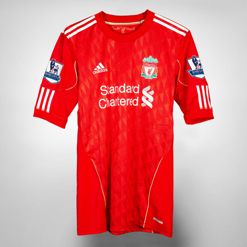 2011-2012 Liverpool Adidas Home Shirt #4 Raul Meireles (Techfit)