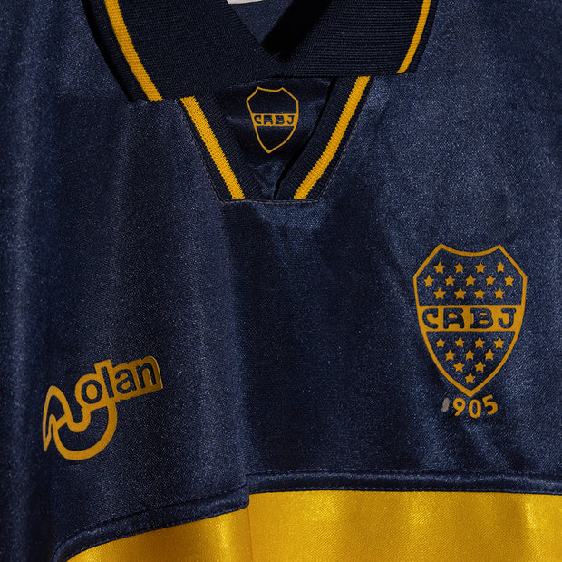 Boca Juniors 1995 Home Short Sleeve Retro Jersey [Free Shipping]