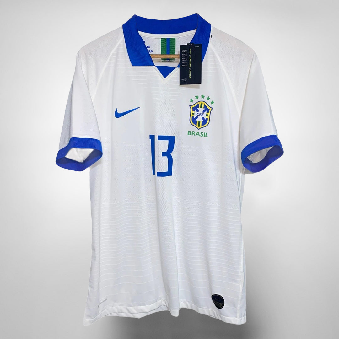 2019 Brazil Nike Away Shirt #13 Dani Alves BNWT Vapor - Marketplace