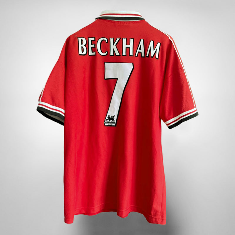 1998-1999 Manchester United Umbro Home Shirt #7 David Beckham - Marketplace