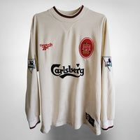 1996-1997 Liverpool Reebok Away Shirt Long Sleeve #7 Steve McManaman - Marketplace