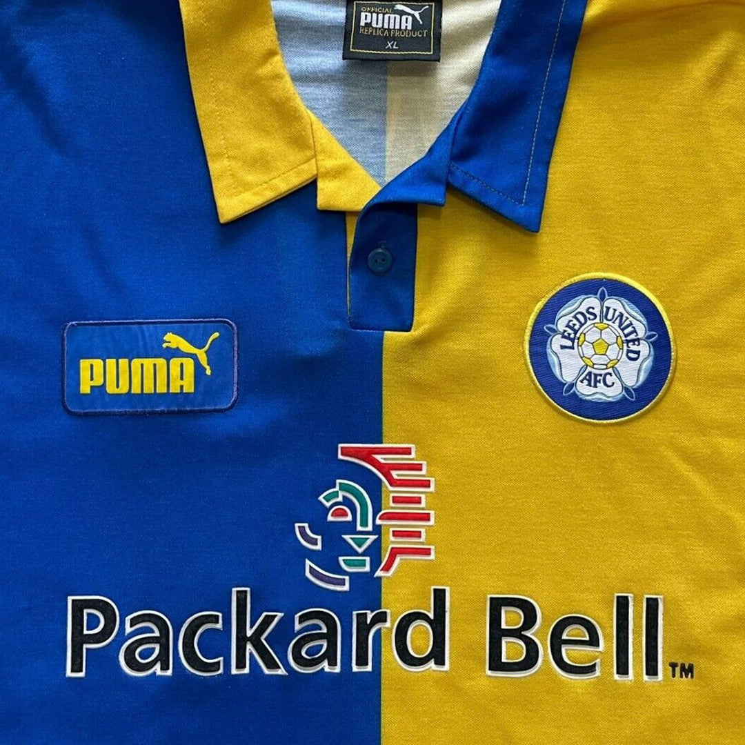 1997-1999 Leeds United Puma Away Shirt #19 Harry Kewell - Marketplace