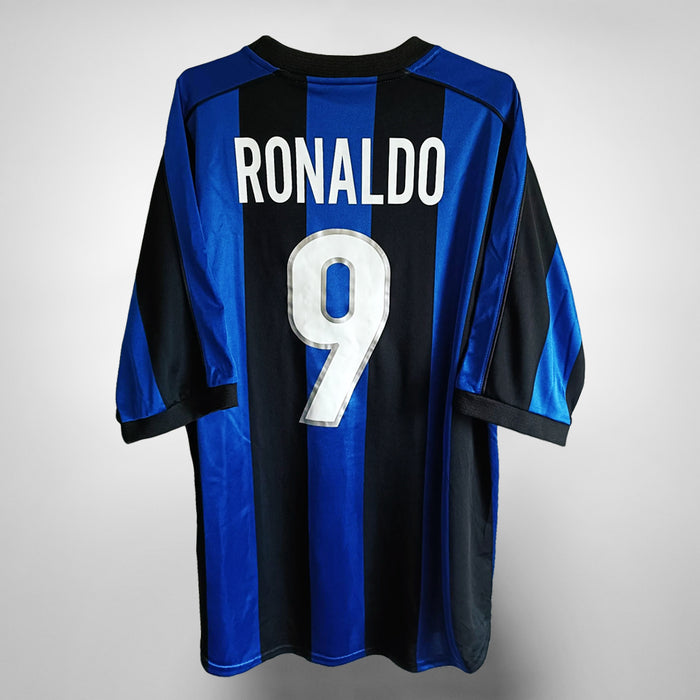 1999-2000 Inter Milan Nike Player Issue Home Shirt #9 Ronaldo - Marketplace
