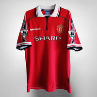 1998-2000 Manchester United Umbro Home Shirt #3 Denis Irwin - Marketplace