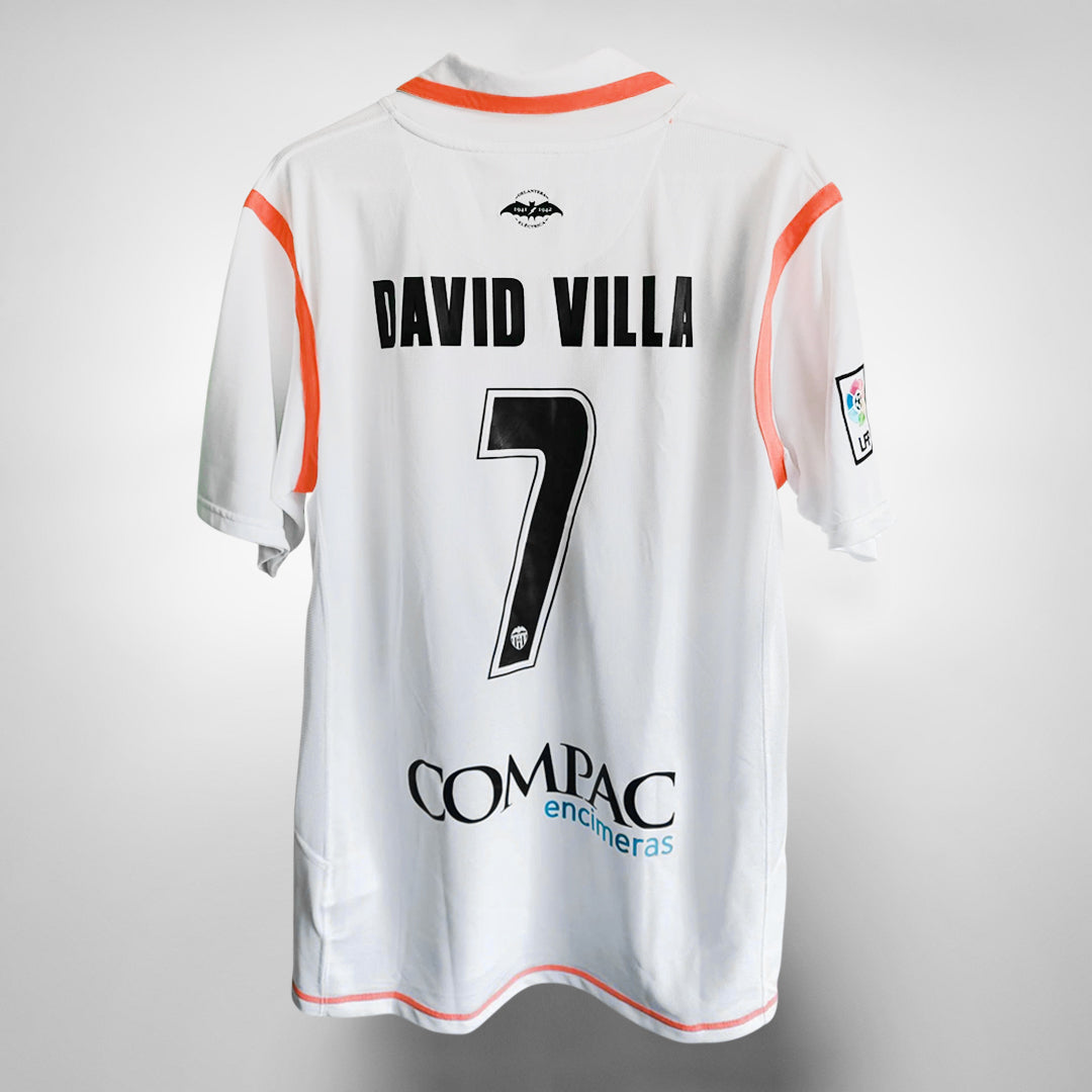 2007-2008 Valencia Nike Home Shirt #7 David Villa BNWT - Marketplace