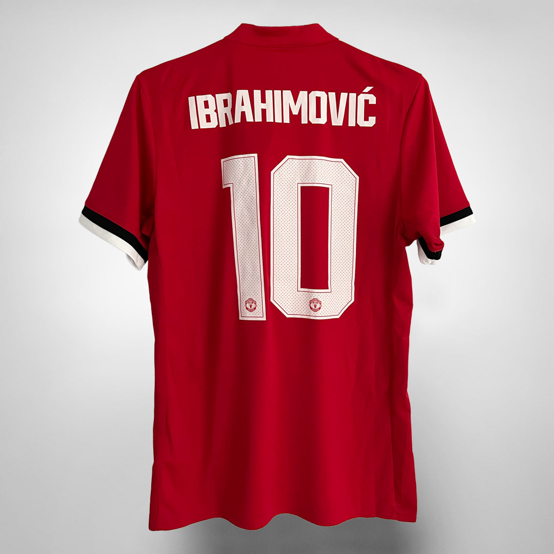 20172018 Manchester United Adidas Home Shirt 10 Zlatan Ibrahimovic