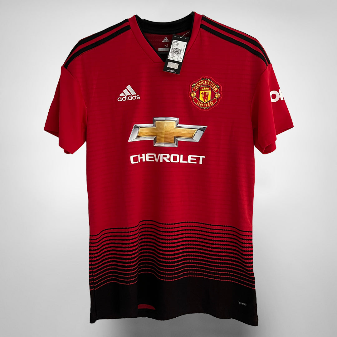 2018 2019 Manchester United Adidas Home Shirt 6 Paul Pogba Marketplace Classic Football Shirts Vintage Football Shirts Rare Soccer Shirts Worldwide Delivery 90 s Football Shirts Manchester