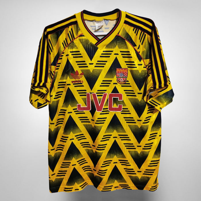 1991-1993 Arsenal Adidas "Bruised Banana" Away Shirt - Marketplace