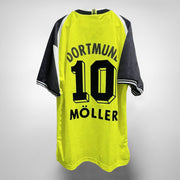 1995-1996 Borussia Dortmund Nike Home Shirt #10 Moller - Marketplace