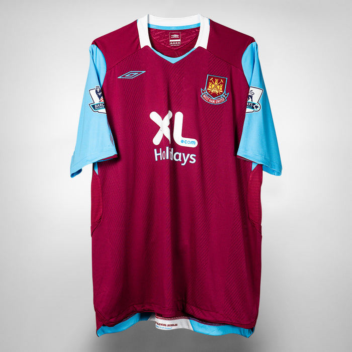 2008-2009 West Ham Umbro Home Shirt #8 Scott Parker