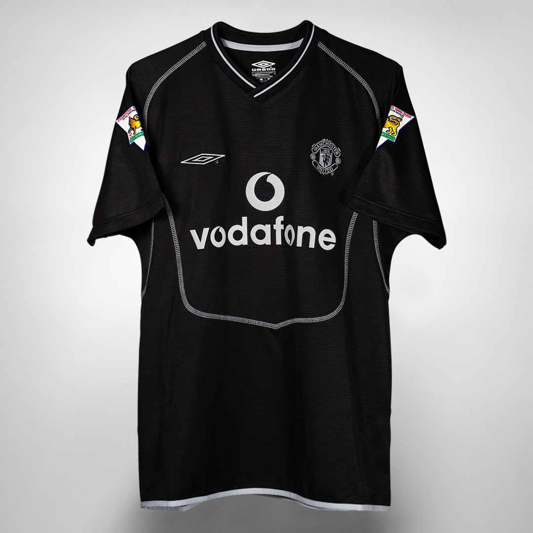 2000-2001 Manchester United Umbro Goalkeeper Shirt #1 Fabien Barthez