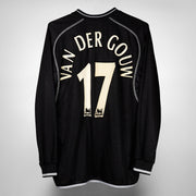 2000-2001 Manchester United Umbro Goalkeeper Shirt #17 Raimond van der Gouw