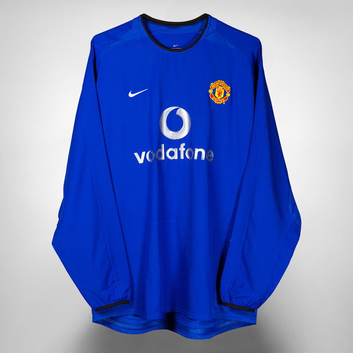 2002-2003 Manchester United Nike Long Sleeve Third Shirt