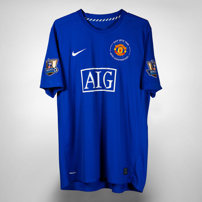 2008-2009 Manchester United Nike Away Shirt #32 Carlos Tevez
