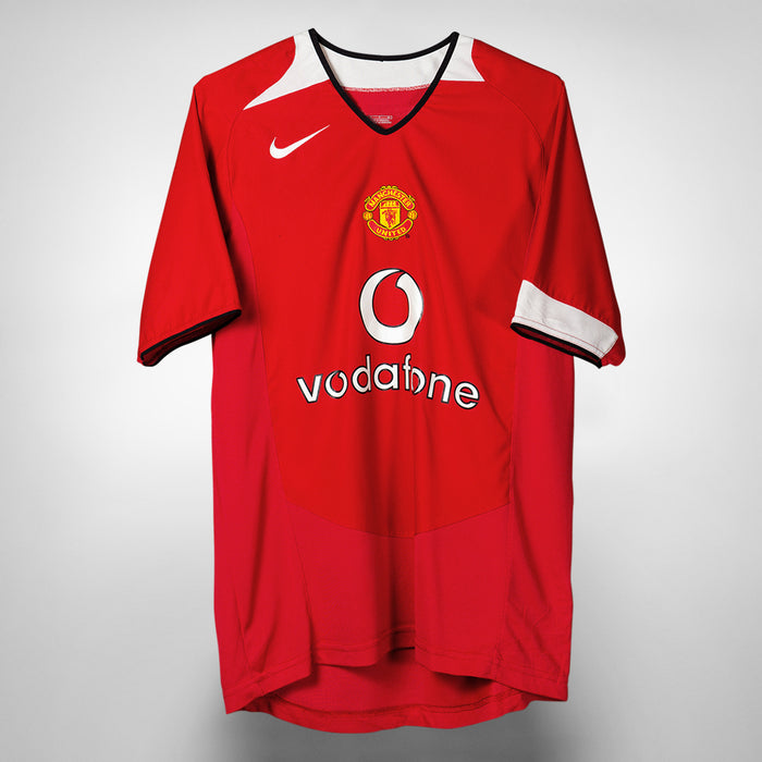 2004-2006 Manchester United Nike Home Shirt #21 Diego Forlan