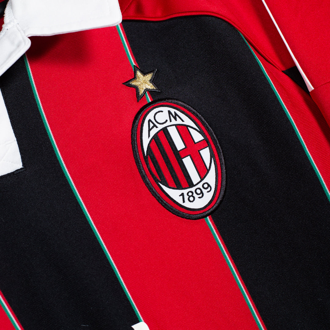 2012-2013 AC Milan Adidas Long Sleeve Home Shirt