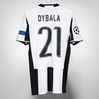 2016-2017 Juventus Adidas Home Shirt #21 Paulo Dybala