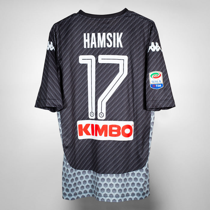 2017-2018 SSC Napoli Carbon Fourth Shirt #17 Marek Hamšík - Player Spec