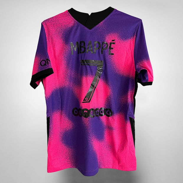 2020-2021 Paris Saint Germain PSG Nike Jordan Fourth Shirt #7