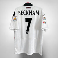 1997-1999 Manchester United Umbro Champions Away Shirt #7 Beckham - Marketplace