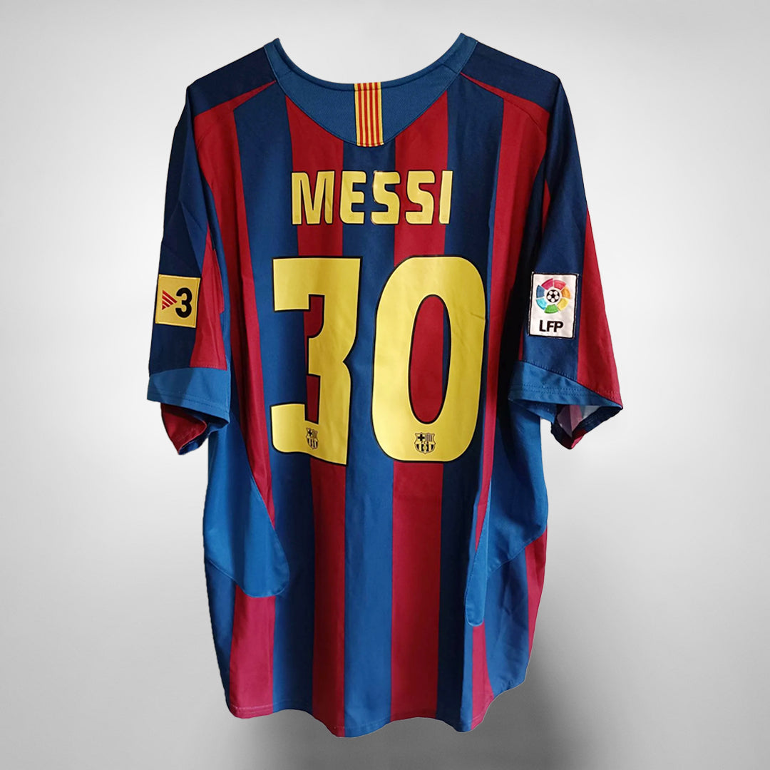 2005-2006 FC Barcelona Nike Home Shirt #30 Lionel Messi - Marketplace
