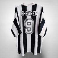 1995-1997 Newcastle United Adidas Home Shirt #9 Alan Shearer - Marketplace