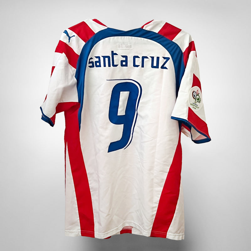 2006-08 Paraguay Puma Home Shirt #9 Roque Santa Cruz - Marketplace
