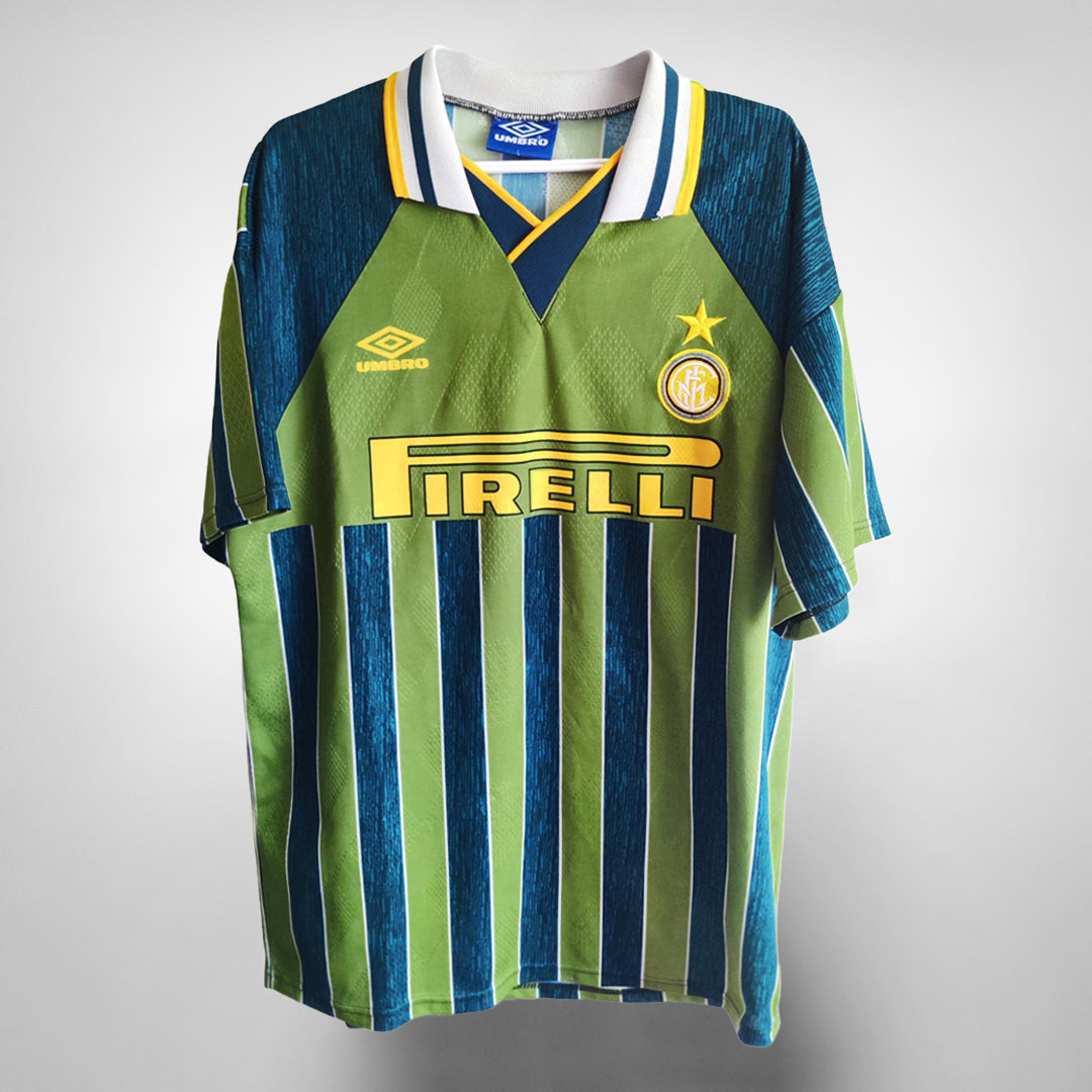 1995 1996 Inter Milan Umbro Third Shirt 10 Benito Carbone Marketplace Classic Football Shirts Vintage Football Shirts Rare Soccer Shirts Worldwide Delivery 90 s Football Shirts Manchester