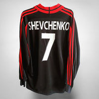 2000-2001 AC Milan Adidas Third Shirt #7 Shevchenko - Marketplace