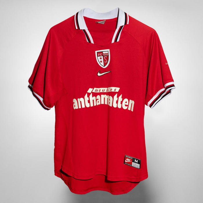 1999-2000 FC Sion Nike Home Shirt - Marketplace