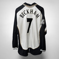 2001-2002 Manchester United Centenary Umbro Reversible Third Shirt BNWT #7 David Beckham - Marketplace