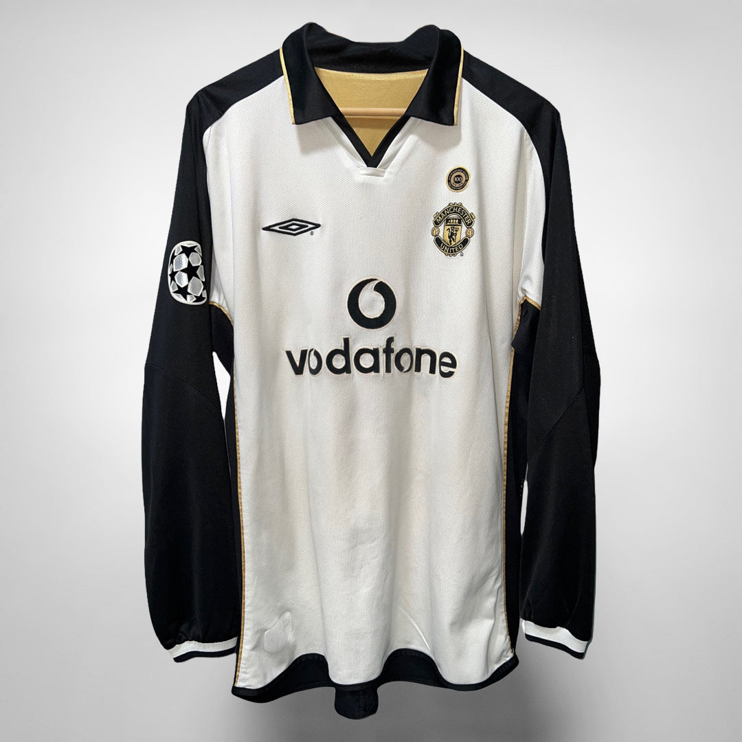 2001-2002 Manchester United Centenary Umbro Reversible Third Shirt BNWT #7 David Beckham - Marketplace